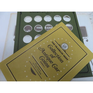 * Franklin Mint Antique Car Bronze Coin Collection Series NO COINS